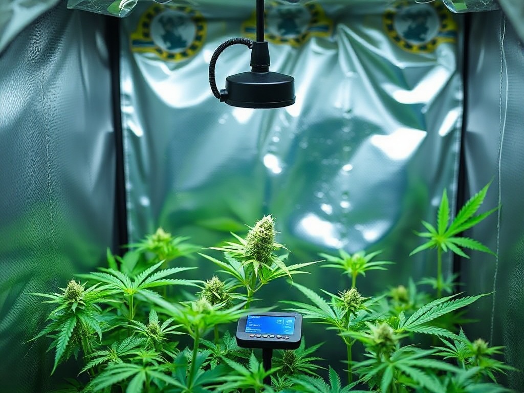 Cannabees starter kit in a grow tent